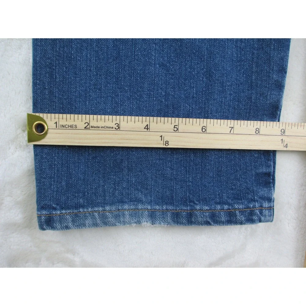 Carhartt Pants Mens 40 Blue Denim Jeans Straight Workwear‎ Casual 40X29*